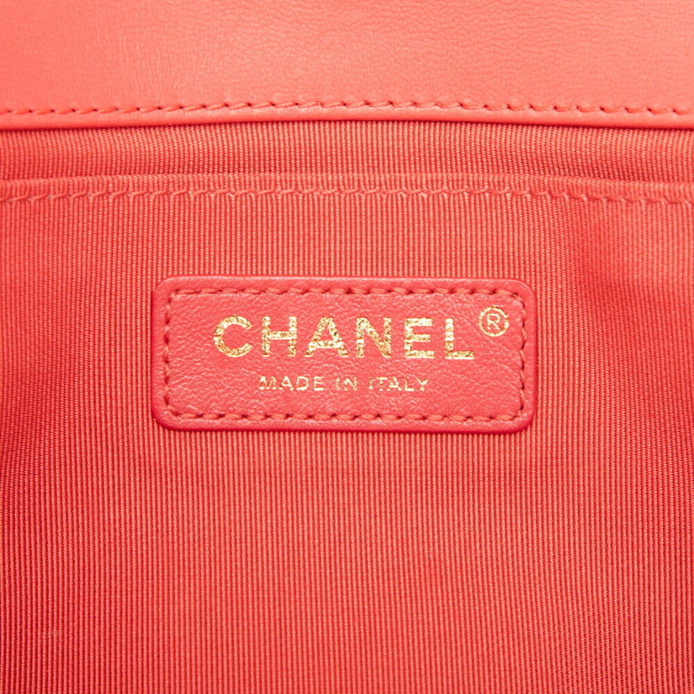 Chanel Coco Mark Boy 25 Chain Shoulder Bag, Pink, Gold Hardware, Leather, Wom... - Picture 5 of 7